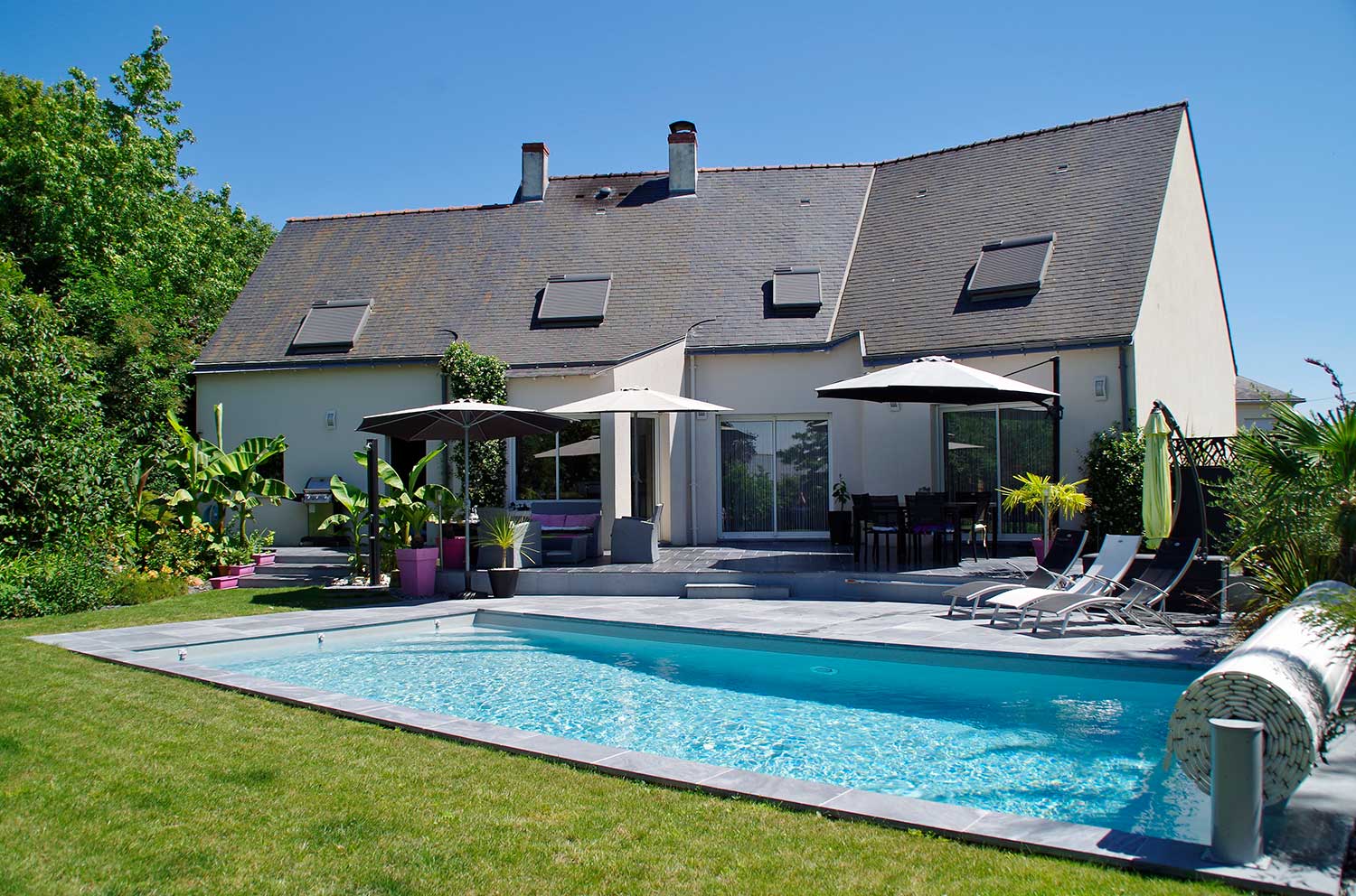 Réalisation - Piscinistes Associés, constructeur de piscine à Angers